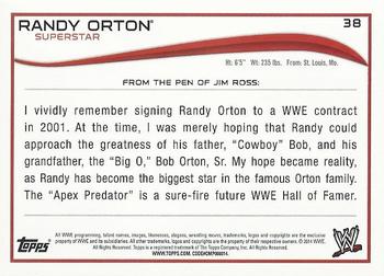 2014 Topps WWE - Black #38 Randy Orton Back