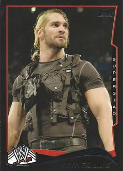 2014 Topps WWE - Black #46 Seth Rollins Front