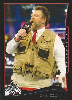 2014 Topps WWE - Black #53 Zeb Colter Front