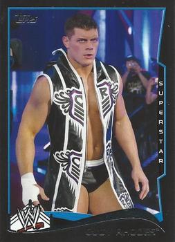 2014 Topps WWE - Black #62 Cody Rhodes Front