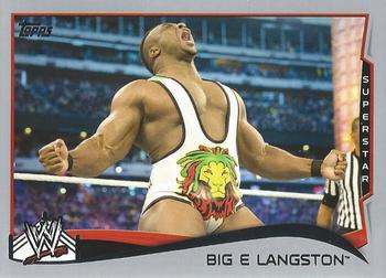 2014 Topps WWE - Silver #3 Big E Langston Front