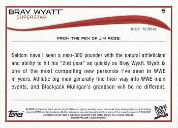 2014 Topps WWE - Silver #6 Bray Wyatt Back