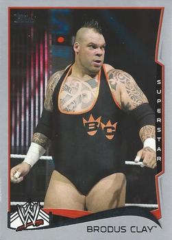 2014 Topps WWE - Silver #9 Brodus Clay Front