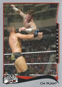2014 Topps WWE - Silver #12 CM Punk Front