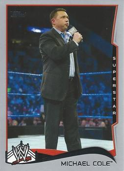 2014 Topps WWE - Silver #32 Michael Cole Front