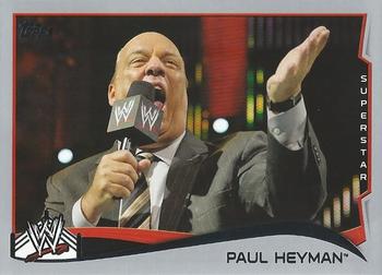 2014 Topps WWE - Silver #36 Paul Heyman Front