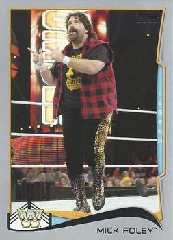 2014 Topps WWE - Silver #106 Mick Foley Front