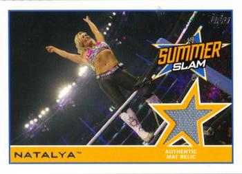 2014 Topps WWE - Summer Slam Mat Relics #NNO Natalya Front