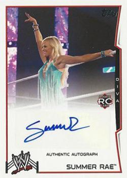 2014 Topps WWE - Autographs #NNO Summer Rae Front