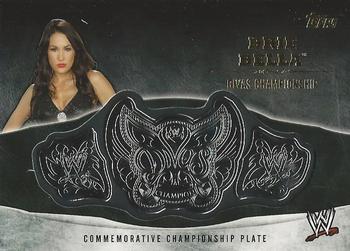 2014 Topps WWE - Commemorative Championship Plates #NNO Brie Bella Front