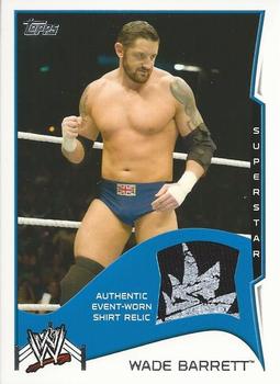 2014 Topps WWE - Swatch Relics #NNO Wade Barrett Front