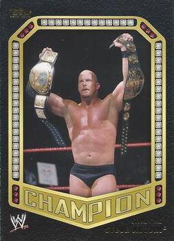 2014 Topps WWE - Champions #10 Stone Cold Steve Austin Front