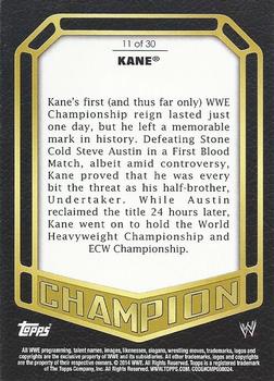 2014 Topps WWE - Champions #11 Kane Back