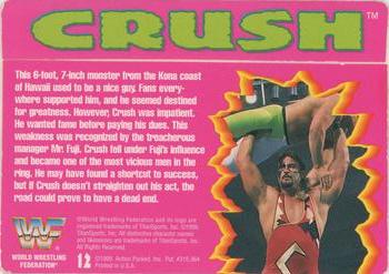 1995 Action Packed WWF #12 Crush Back