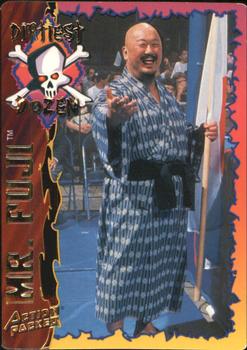 1995 Action Packed WWF #28 Mr. Fuji Front
