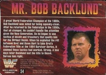 1995 Action Packed WWF #34 Mr. Bob Backlund Back