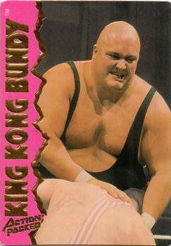 1995 Action Packed WWF #13 King Kong Bundy Front
