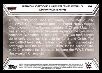 2014 Topps WWE Road to Wrestlemania #64 Randy Orton Back