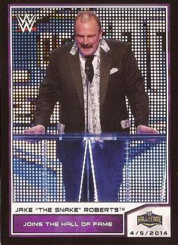 2014 Topps WWE Road to Wrestlemania #95 Jake The Snake Roberts Front