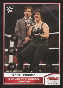 2014 Topps WWE Road to Wrestlemania #19 Brad Maddox Front