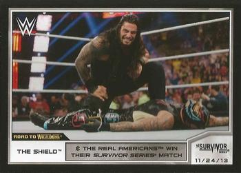 2014 Topps WWE Road to Wrestlemania #58 The Shield Front