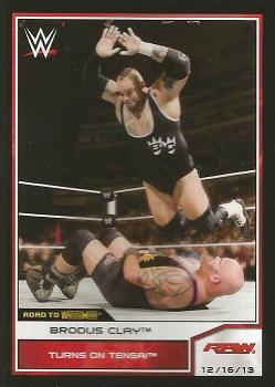 2014 Topps WWE Road to Wrestlemania #65 Brodus Clay Front