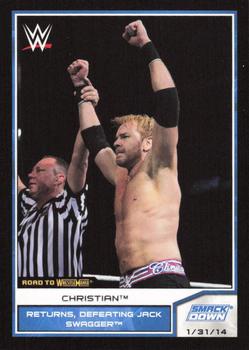 2014 Topps WWE Road to Wrestlemania #77 Christian Front