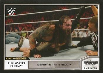 2014 Topps WWE Road to Wrestlemania #79 The Wyatt Family Front