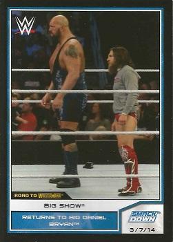 2014 Topps WWE Road to Wrestlemania #85 Big Show Front