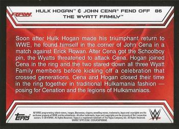 2014 Topps WWE Road to Wrestlemania #86 Hulk Hogan Back