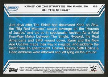2014 Topps WWE Road to Wrestlemania #89 Kane Back