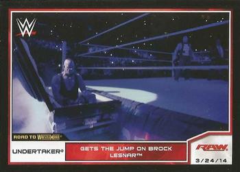 2014 Topps WWE Road to Wrestlemania #91 The Undertaker Front