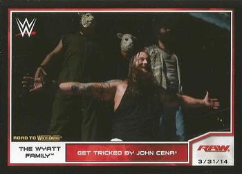 2014 Topps WWE Road to Wrestlemania #93 The Wyatt Family Front