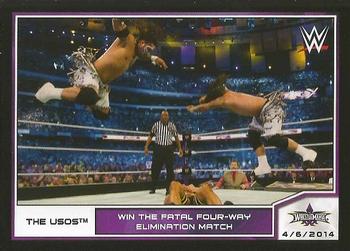 2014 Topps WWE Road to Wrestlemania #99 The Usos Front
