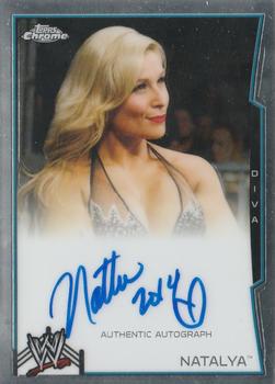 2014 Topps Chrome WWE - Autographs #NNO Natalya Front