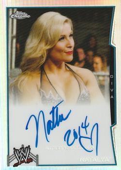 2014 Topps Chrome WWE - Autographs Refractors #NNO Natalya Front