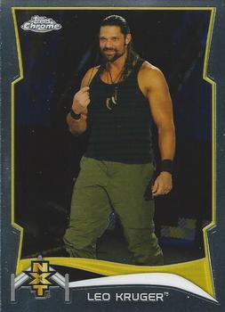 2014 Topps Chrome WWE - NXT Prospects #12 Leo Kruger Front