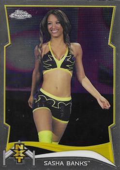 2014 Topps Chrome WWE - NXT Prospects #17 Sasha Banks Front