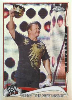 2014 Topps Chrome WWE - Refractors #24 Jerry Lawler Front