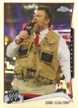 2014 Topps Chrome WWE - Refractors #53 Zeb Colter Front