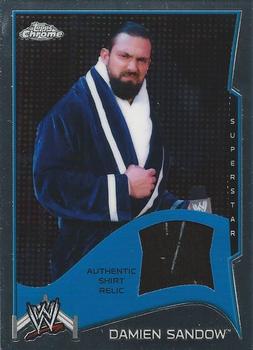 2014 Topps Chrome WWE - Swatch Relics #DS Damien Sandow Front