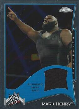 2014 Topps Chrome WWE - Swatch Relics #MH Mark Henry Front