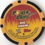 2011 Topps WWE Power Chipz #9 Big Show Back
