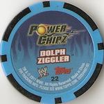 2011 Topps WWE Power Chipz #22 Dolph Ziggler Back