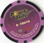 2011 Topps WWE Power Chipz #38 R-Truth Back