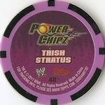 2011 Topps WWE Power Chipz #40 Trish Stratus Back