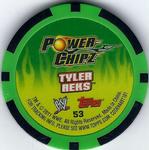 2011 Topps WWE Power Chipz #53 Tyler Reks Back