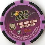 2011 Topps WWE Power Chipz - Legends #L5 The British Bulldog Back