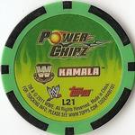 2011 Topps WWE Power Chipz - Legends #L21 Kamala Back