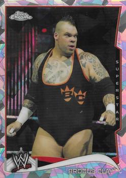 2014 Topps Chrome WWE - Atomic Refractors #9 Brodus Clay Front